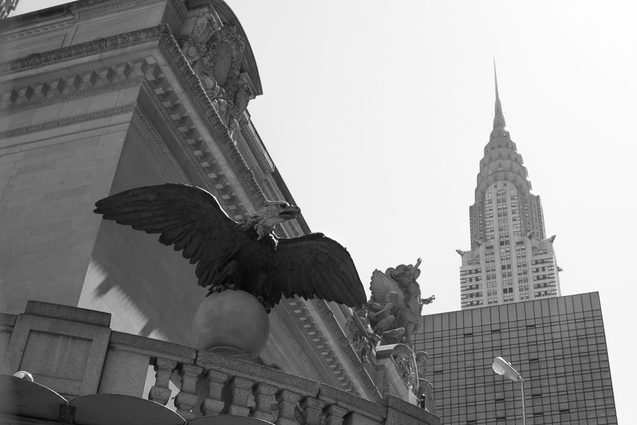 Grand Central Eagle and Chrysler Building, 2010.