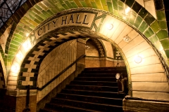 Old City Hall Subway Station, 2010.