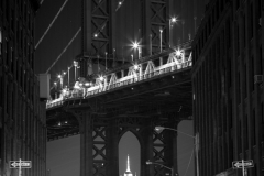 Manhattan Bridge and Empire State Building at Night, 2014.