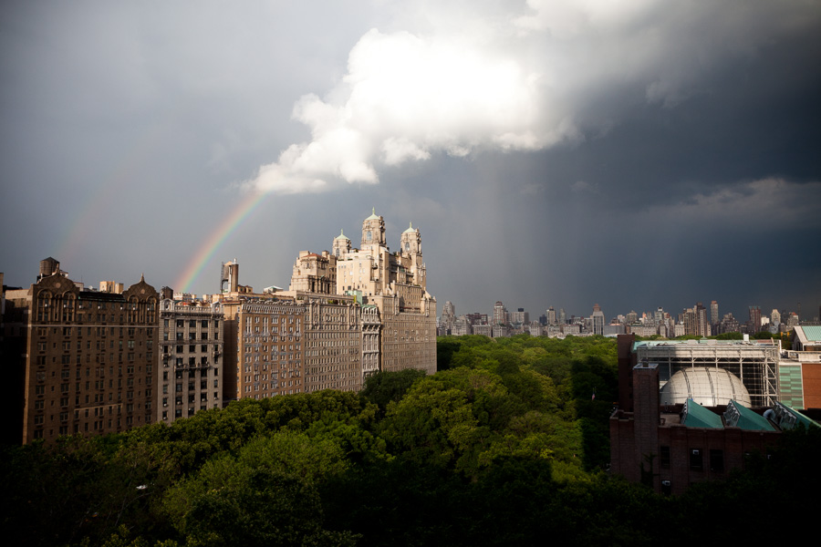 Rainbow and Natural History Museum, Central Park, 2012.
