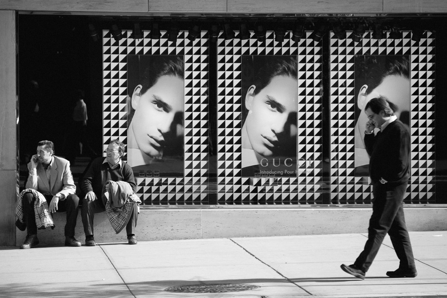 Three Men, 5th Avenue, 2003.
