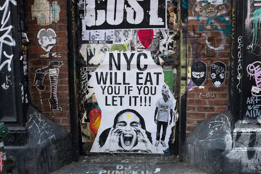 NYC Will East You, SoHo, 2014.