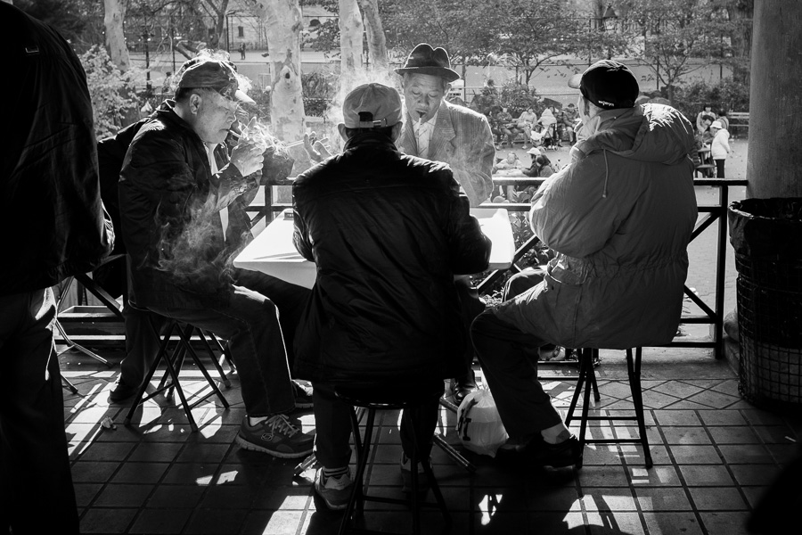 Columbus Park Gamblers, Chinatown, 2014.