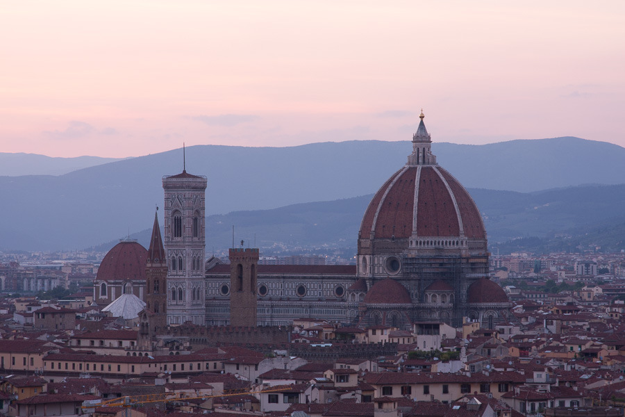 Duomo at Sunset, Florence, Italy, 2010.