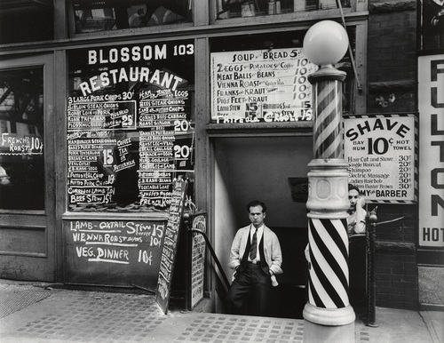 Berenice Abbott: Blossom Restaurant; 103 Bowery. Oct. 1935