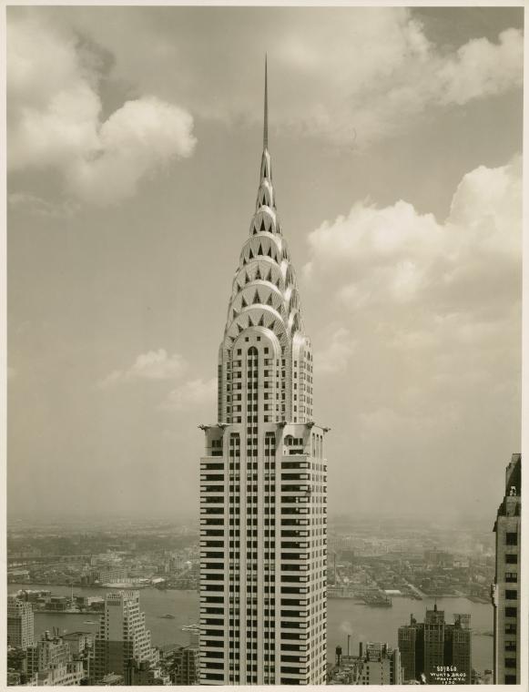 Chrysler Building historical photography, 1930s