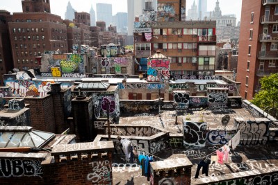 Graffiti from the Manhattan Bridge