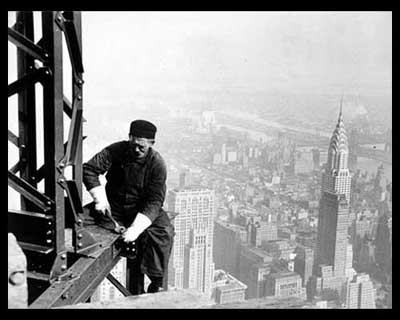 Lewis Hine: Old-Time Steel Worker on Empire State Building