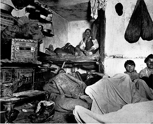 Jacob Riis: 5 Cent Lodging, 1889, History of New York Photography.