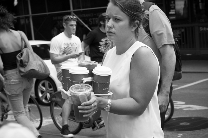 Coffee, Prince and Broadway, SoHo, New York Street Photography