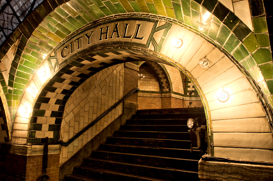 Old City Hall Subway Station - Best locations to photograph New York