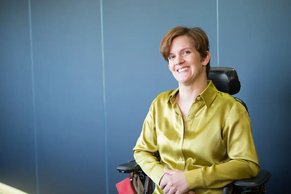PR director headshot — Times Square office — corporate portrait NYC