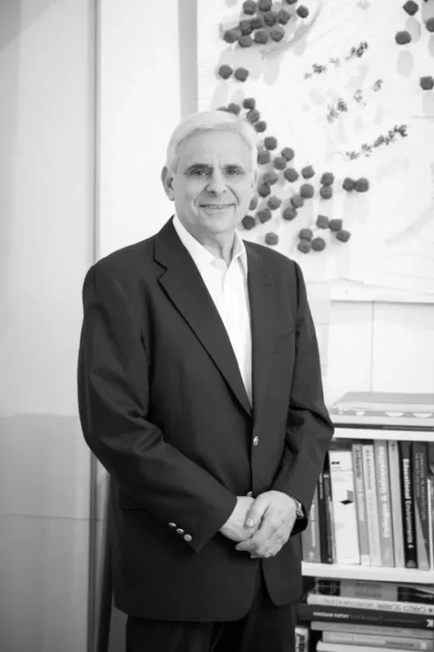 Editorial-style executive portrait — DUMBO waterfront — New York City headshot