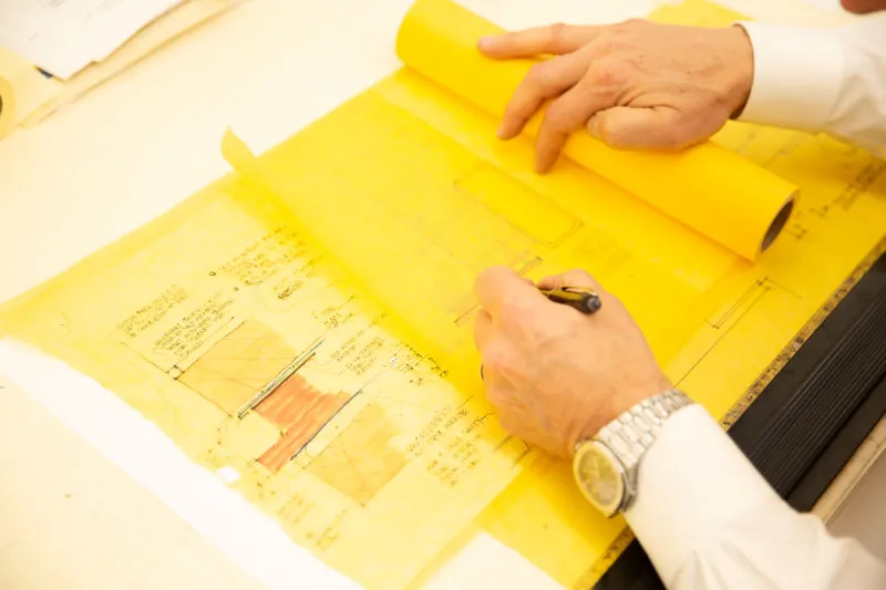 Office detail for website and branding