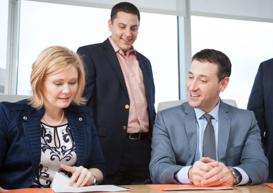 Team meeting — consistent lighting — Manhattan corporate headshots