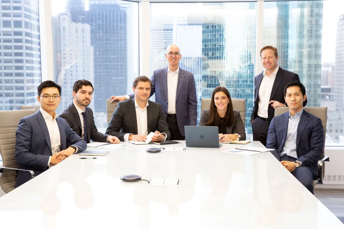 Team portrait in conference room — Tribeca — corporate portraits NYC
