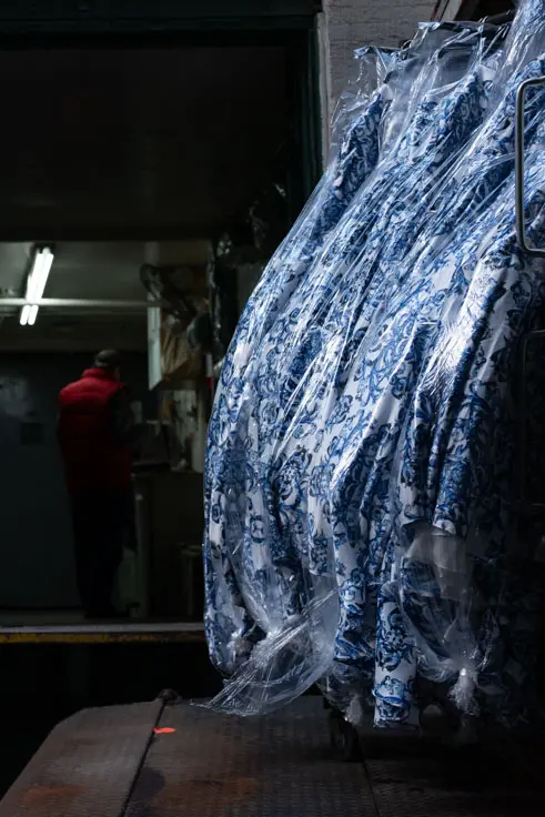 Dress making factory in Tribeca during a NYC photography workshop