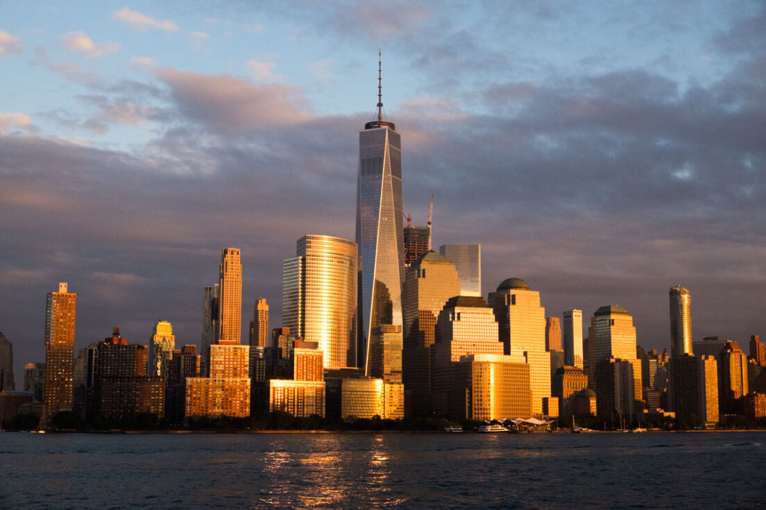 Freedom Tower & Financial District at Sunset, 2016