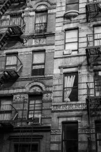 Tenement Building Window, Lower East Side, 2012