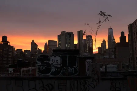 Lower East Side Sunset, Manhattan Bridge, 2017