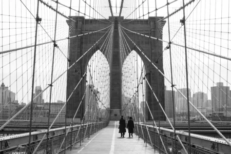Orthodox Men & Brooklyn Bridge, 2014