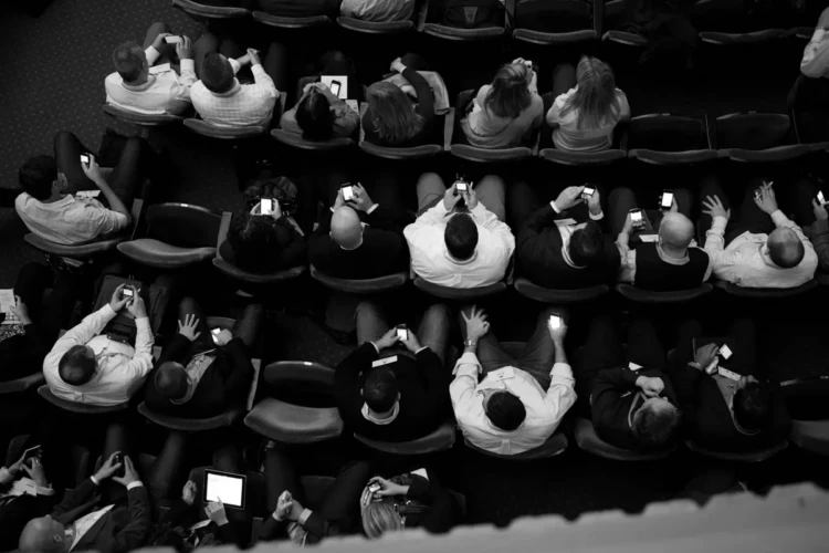 Cellphones and Tablets at Conference, 2012