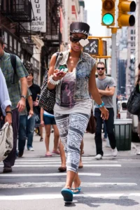 Lego Woman, SoHo, 2010