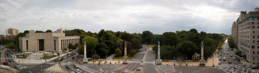 Prospect Park and Brooklyn Public Library Panoramic, 2007