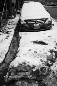 Black Ice and Car, 2015