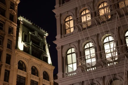 Cast Iron Building at Night, 2015