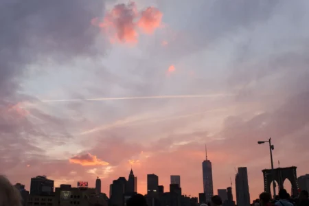 Sunset, Brooklyn Bridge, 2015