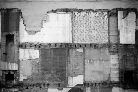 Razed Building, East Village, 2012.