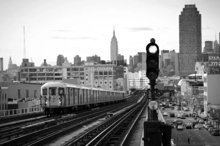 7 Train and Empire State Building, Queens, 2010