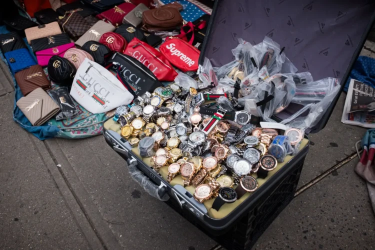 Messy Watch Case and Bags, Canal Street, 2018
