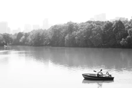 Boating on Lake, Central Park, 2007
