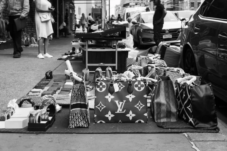 Fake Louis Vuitton and Bags, Canal Street, 2022
