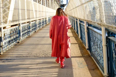 Red Outfit, Manhattan Bridge, 2022