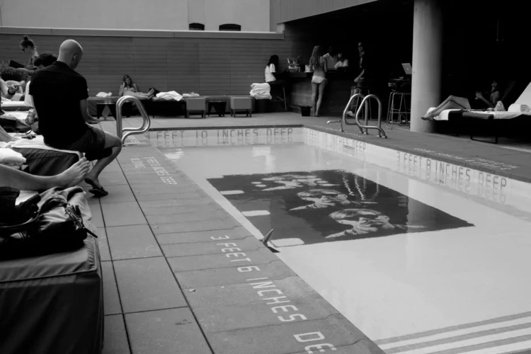 Hotel Pool & Warhol, Lower East Side, 2011