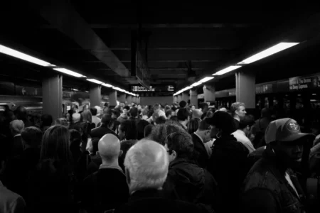 42nd Street Subway Crowd, 2012