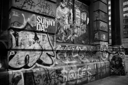 Sunny Day, Live Your Dream, Jay Maisel's Building, 2013