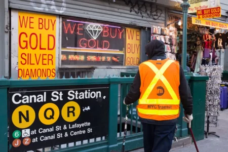 Canal Street in Orange & Yellow, 2017
