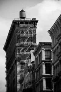 Silk Exchange Building with Water Tower, 2011