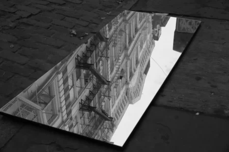 Mirror & Cast Iron, SoHo, 2017