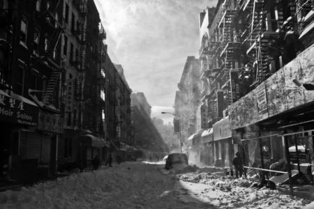 Chinatown Snowstorm and Light Stream, 2010