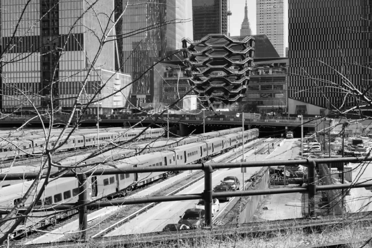 The Vessel and Open Trainyard, Hudson Yards, 2019