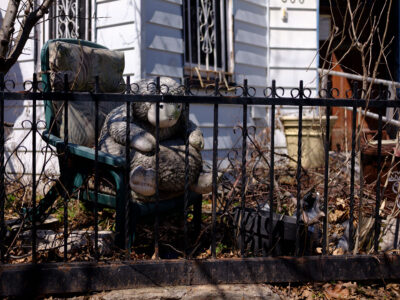 Stuffed Animal in Front Yard, Sunset Park, 2019