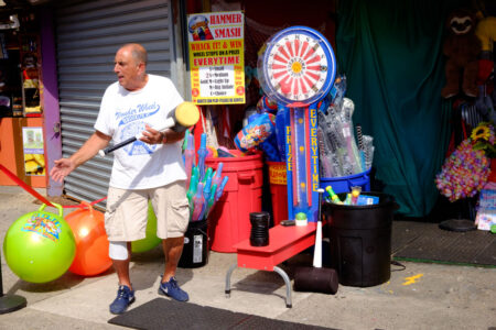 Coney Island Carney With Mallet, 2019