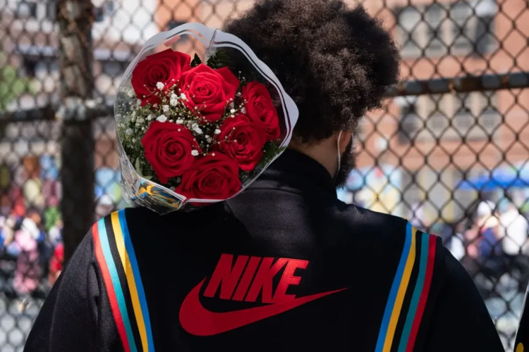Roses & Nike Jacket, Brooklyn, 2021