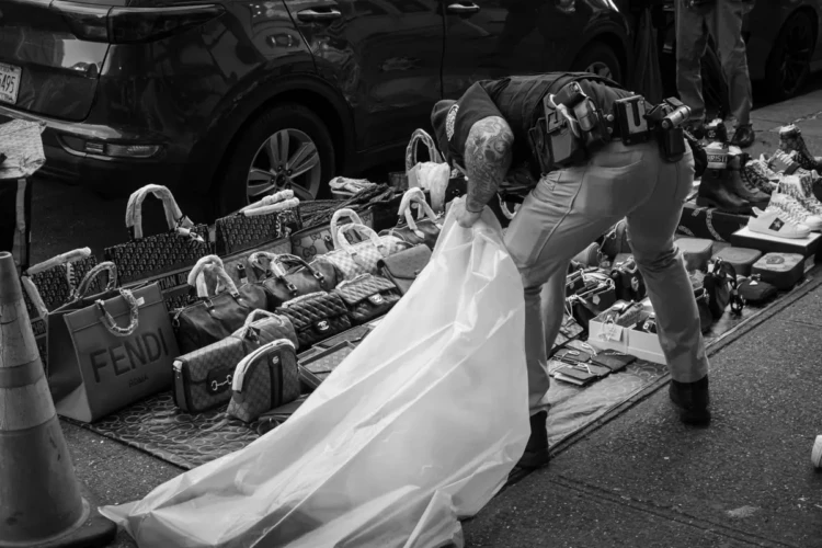 Police Belt, Tattoo, & Bags, Canal Street, 2022