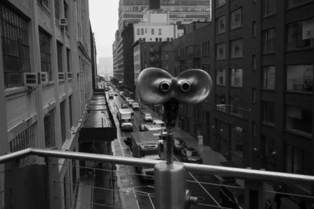 Binoculars, High Line, 2022